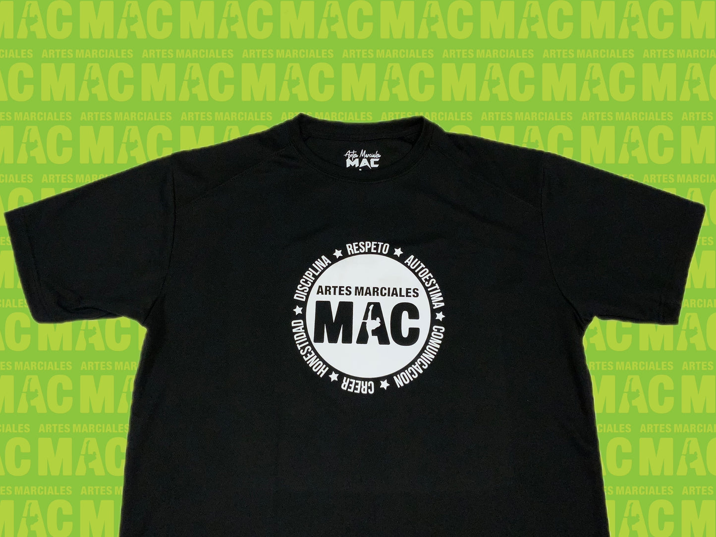 Camiseta Negra Kids-Adultos