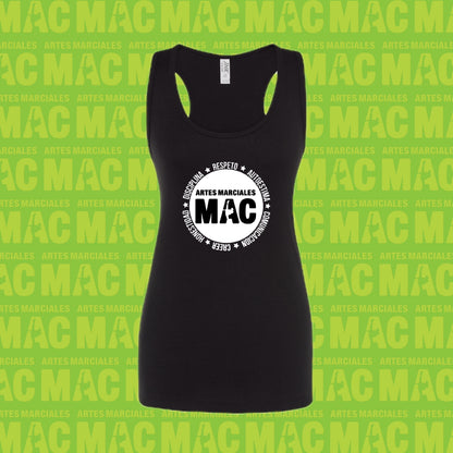 Camiseta de tirantes negra MAC