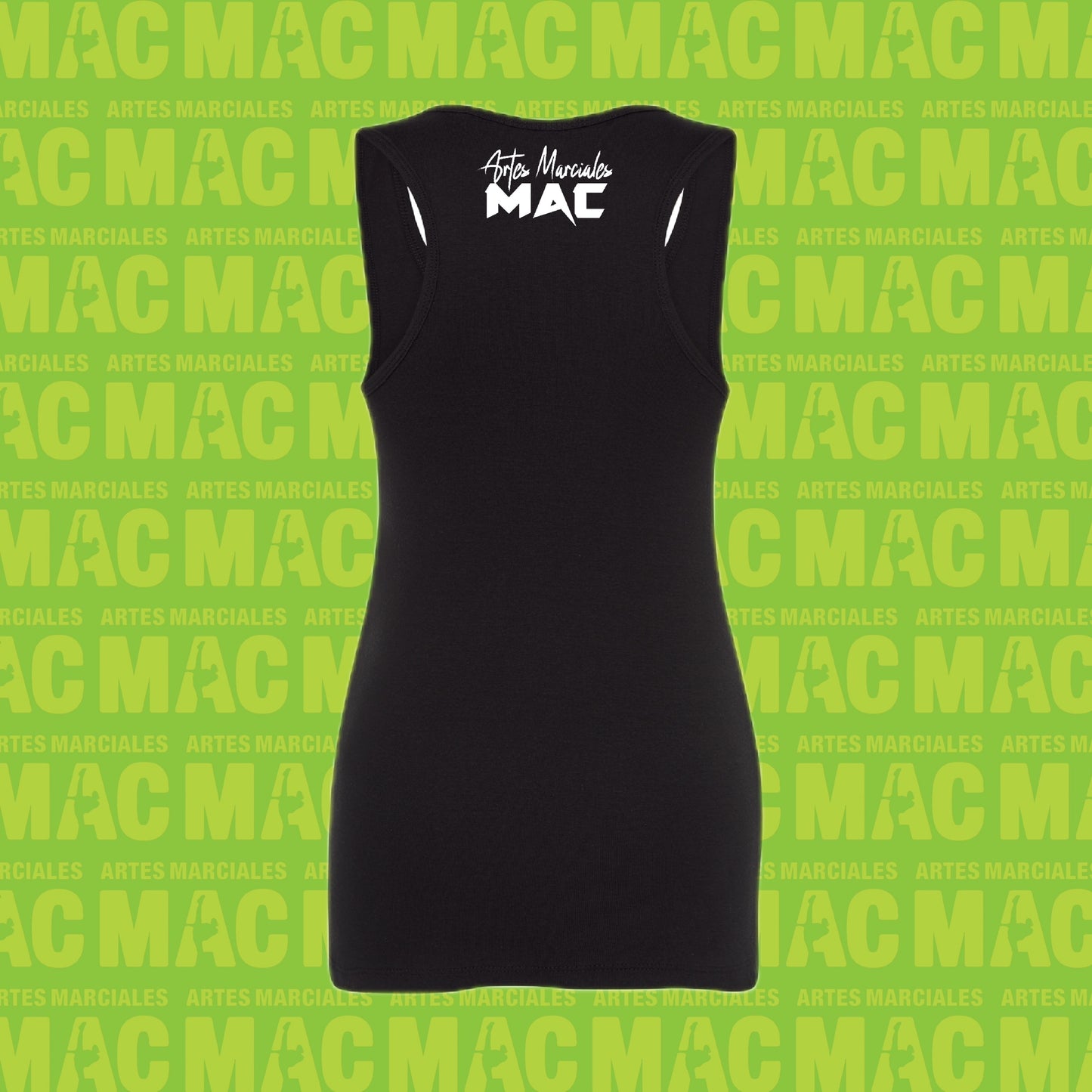 Camiseta de tirantes negra MAC