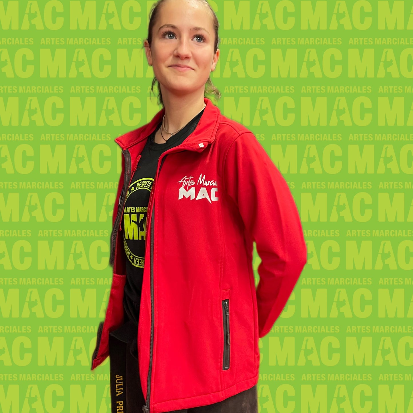 Chaqueta roja MAC